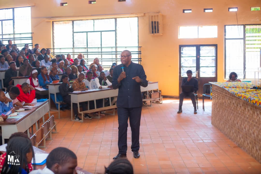 UNILU: Serge Mumbu Encourages Students to Develop an Entrepreneurial Mindset